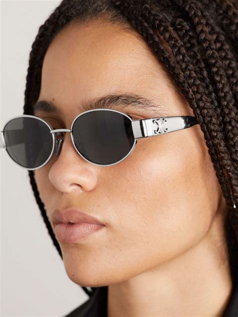 celine silver sunglasses